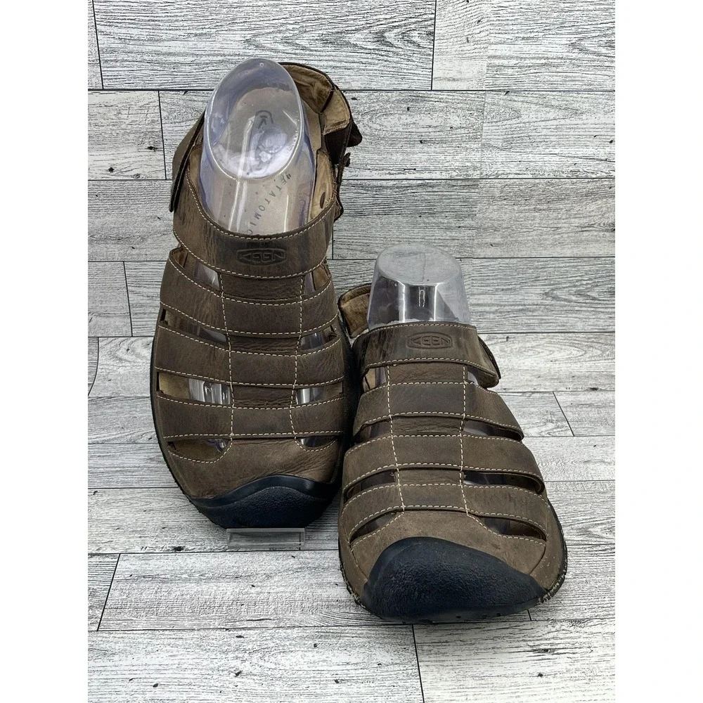 Keen Shoes Mens‎ Size 8.5 Fisherman Sandals Leather Closed Toe Outdoor Comfort